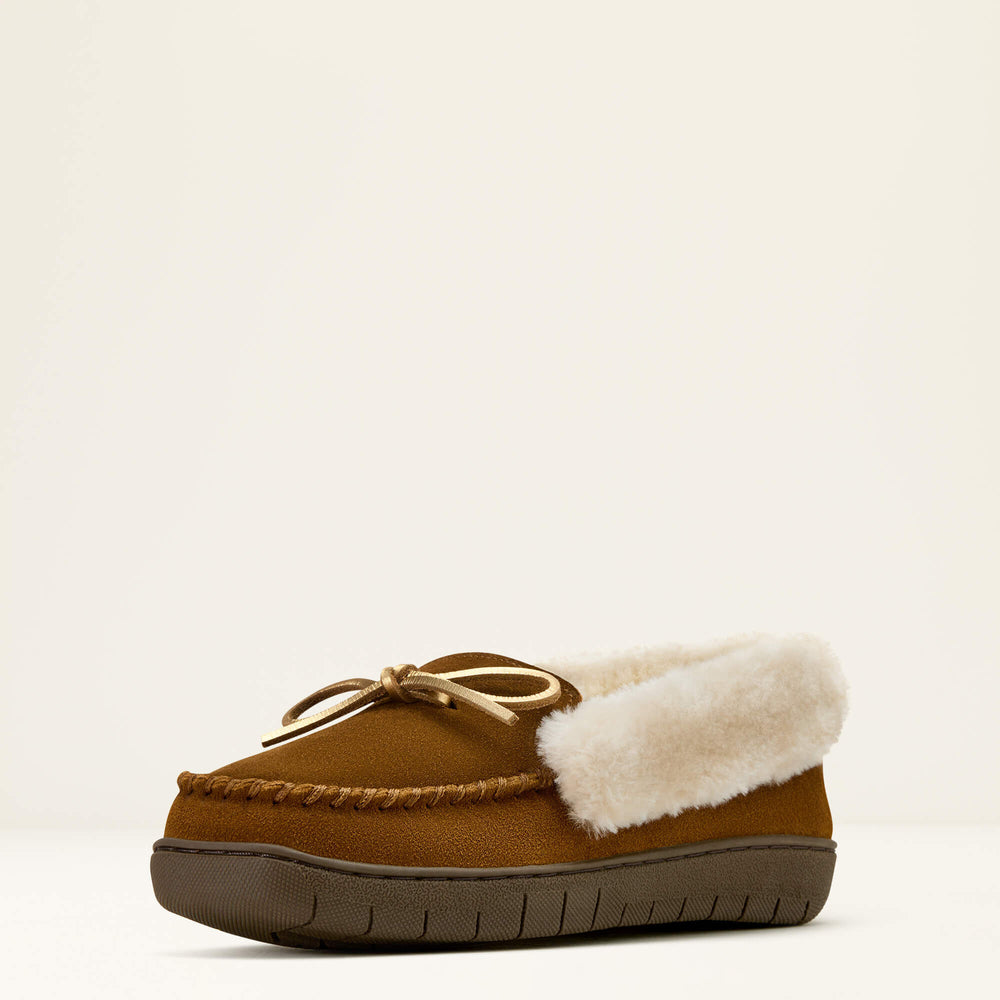 Moccasin Slipper Women - BROWN