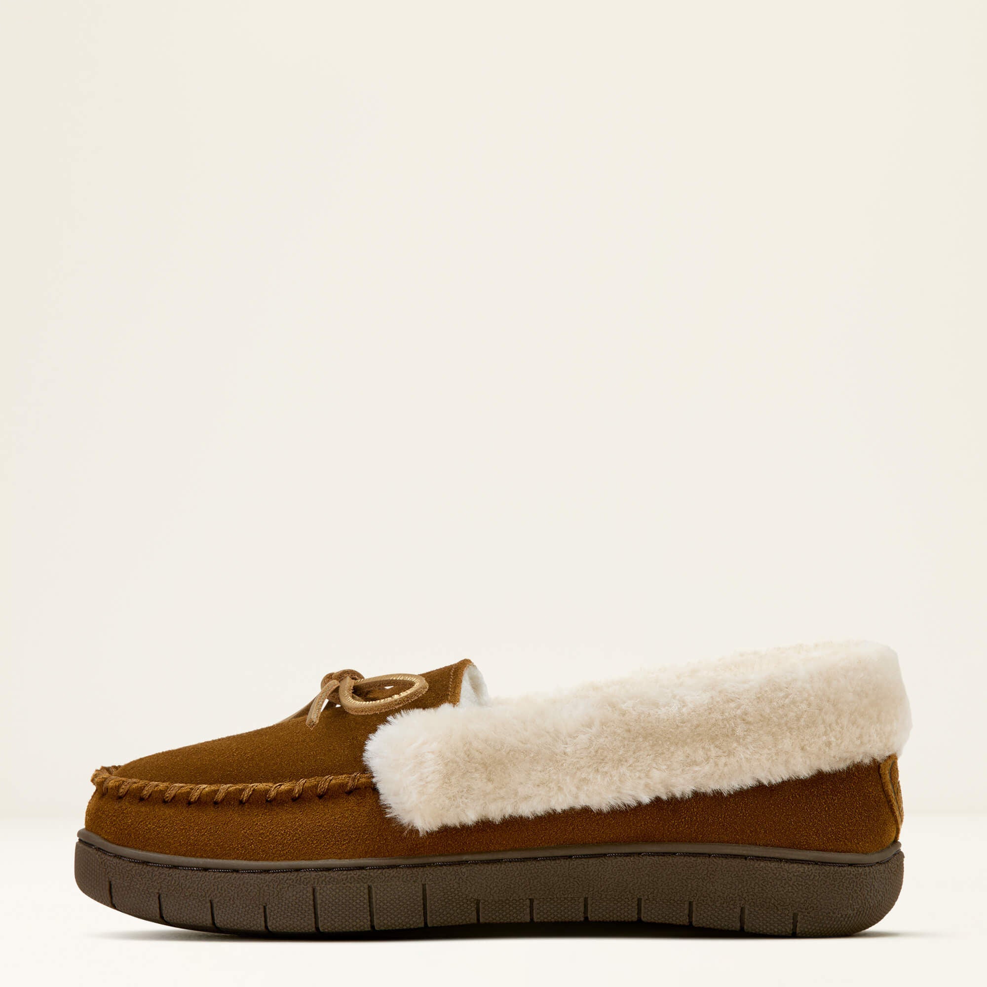 Moccasin Slipper Women - BROWN