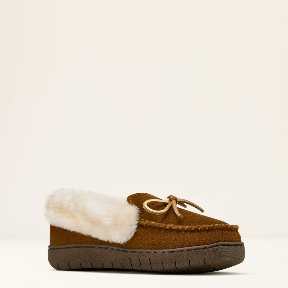 Moccasin Slipper Women - BROWN