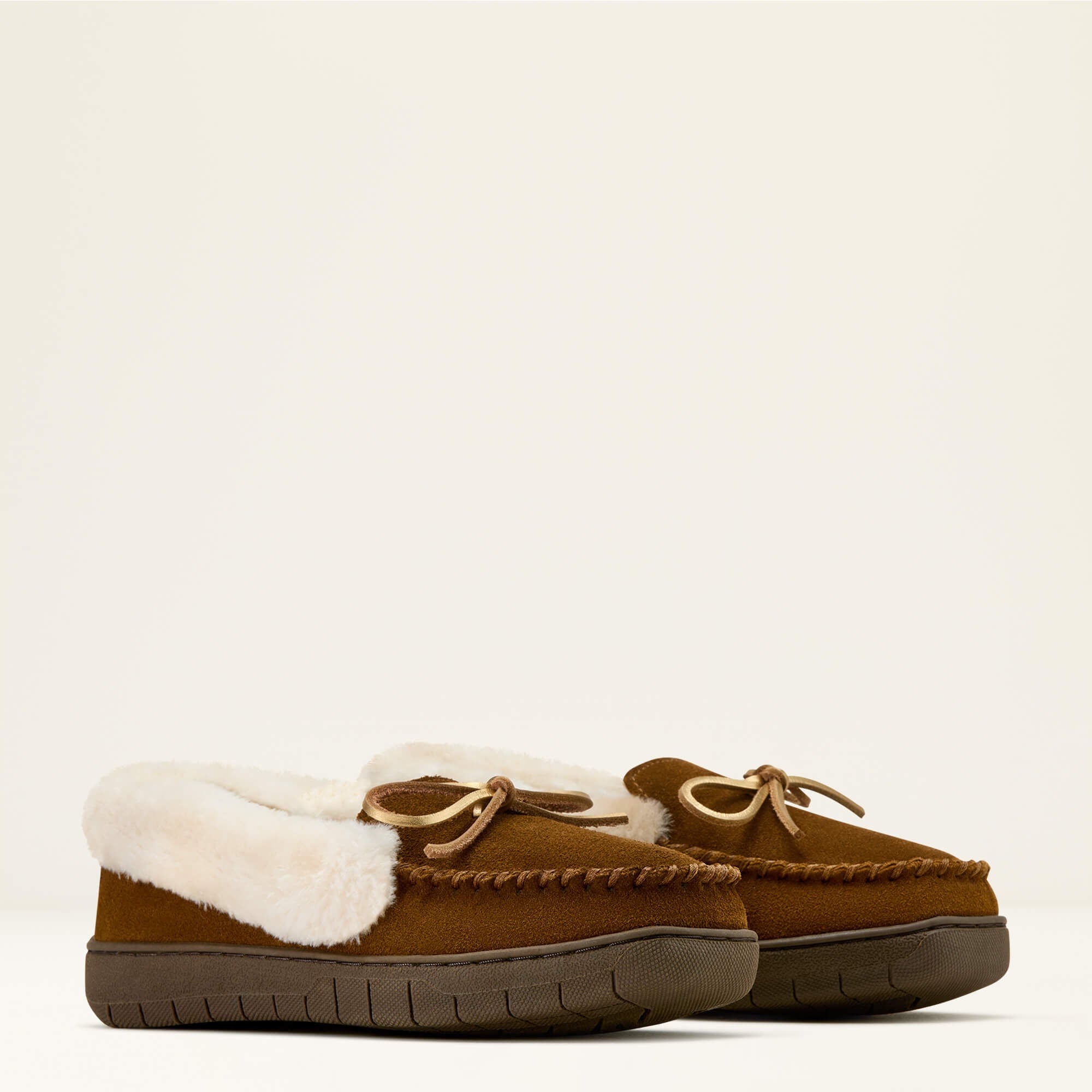 Moccasin Slipper Women - BROWN