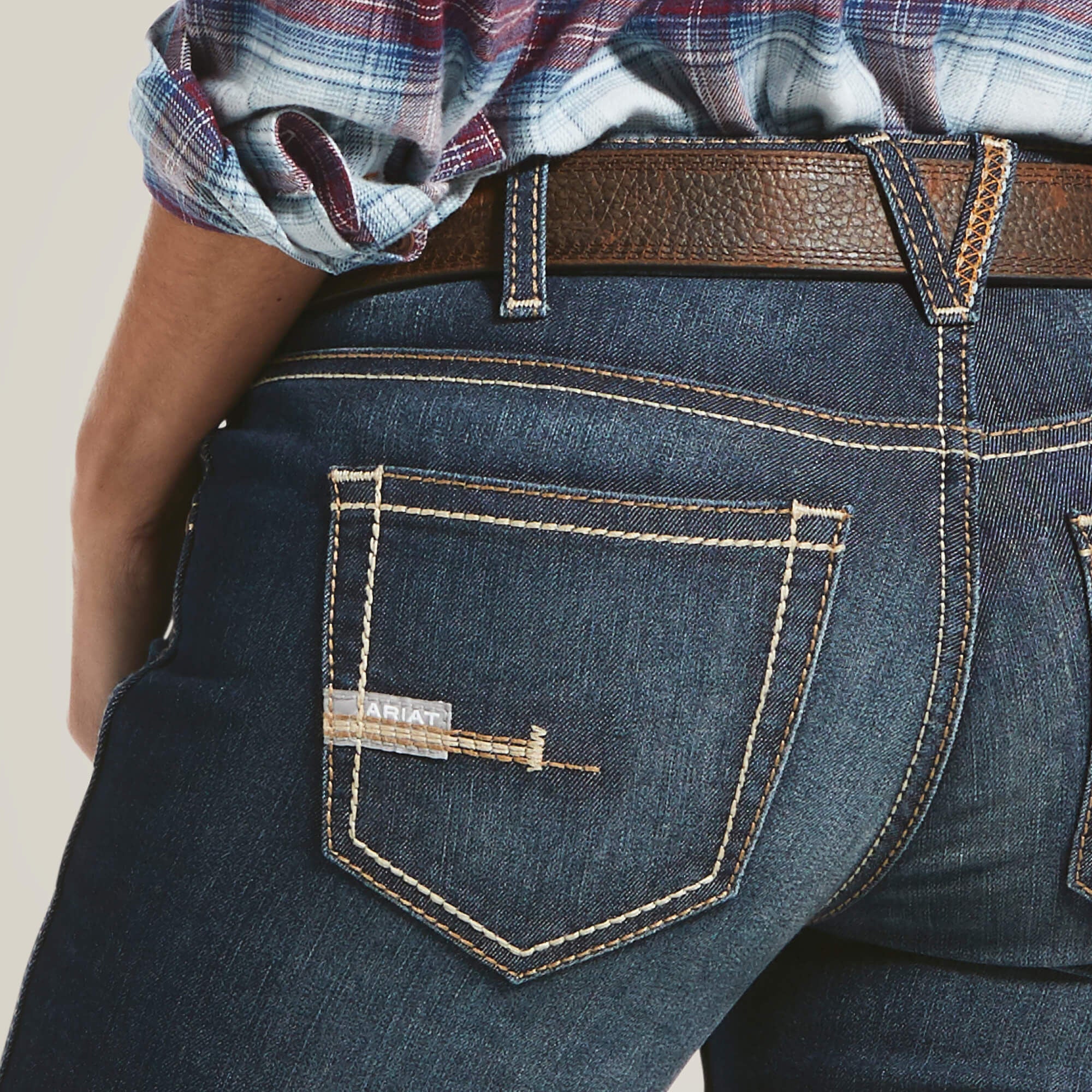 Rebar Mid Rise DuraStretch Riveter Boot Cut Jean Women - HALLOW