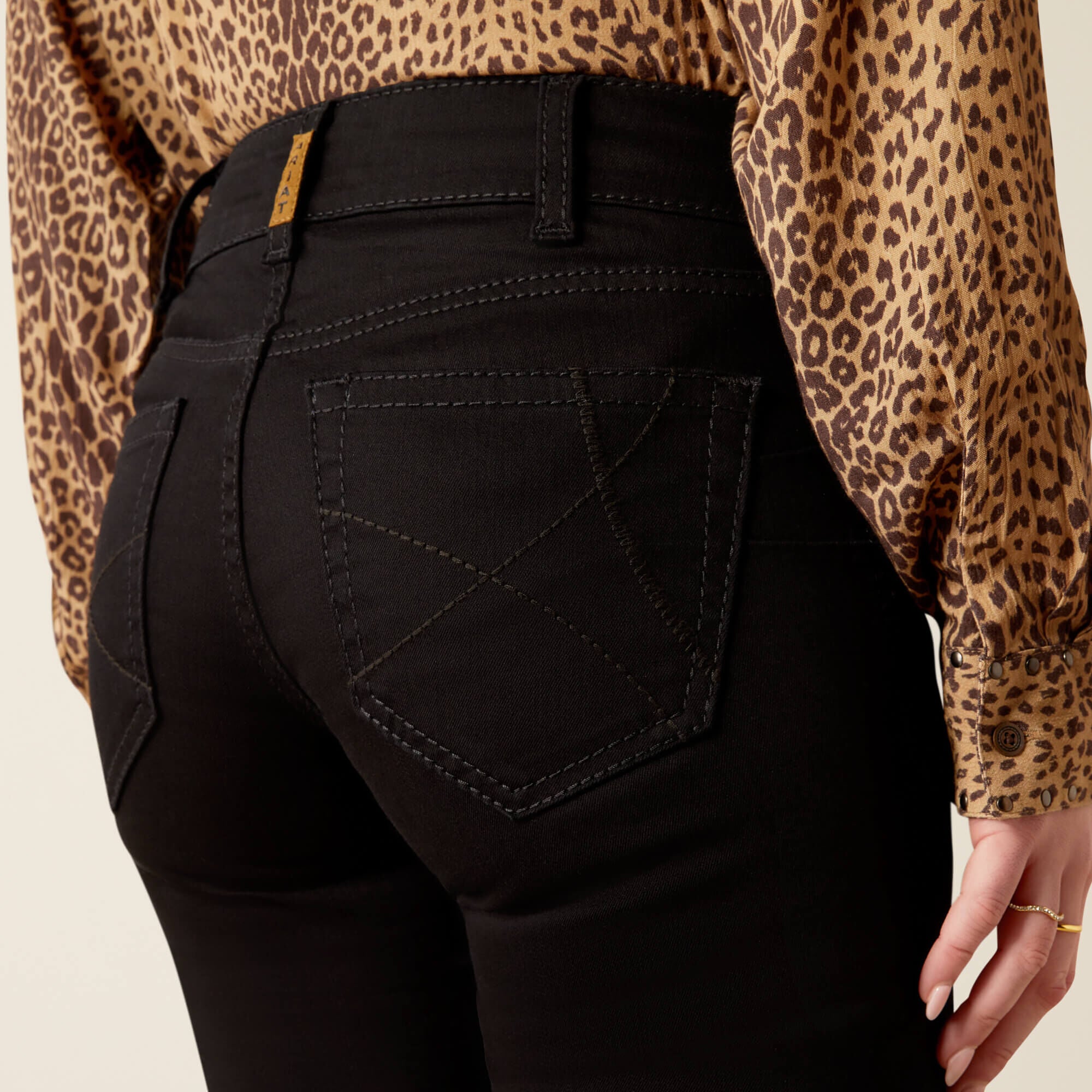 Perfect Rise Ella Boot Cut Jeans Women - BLACK