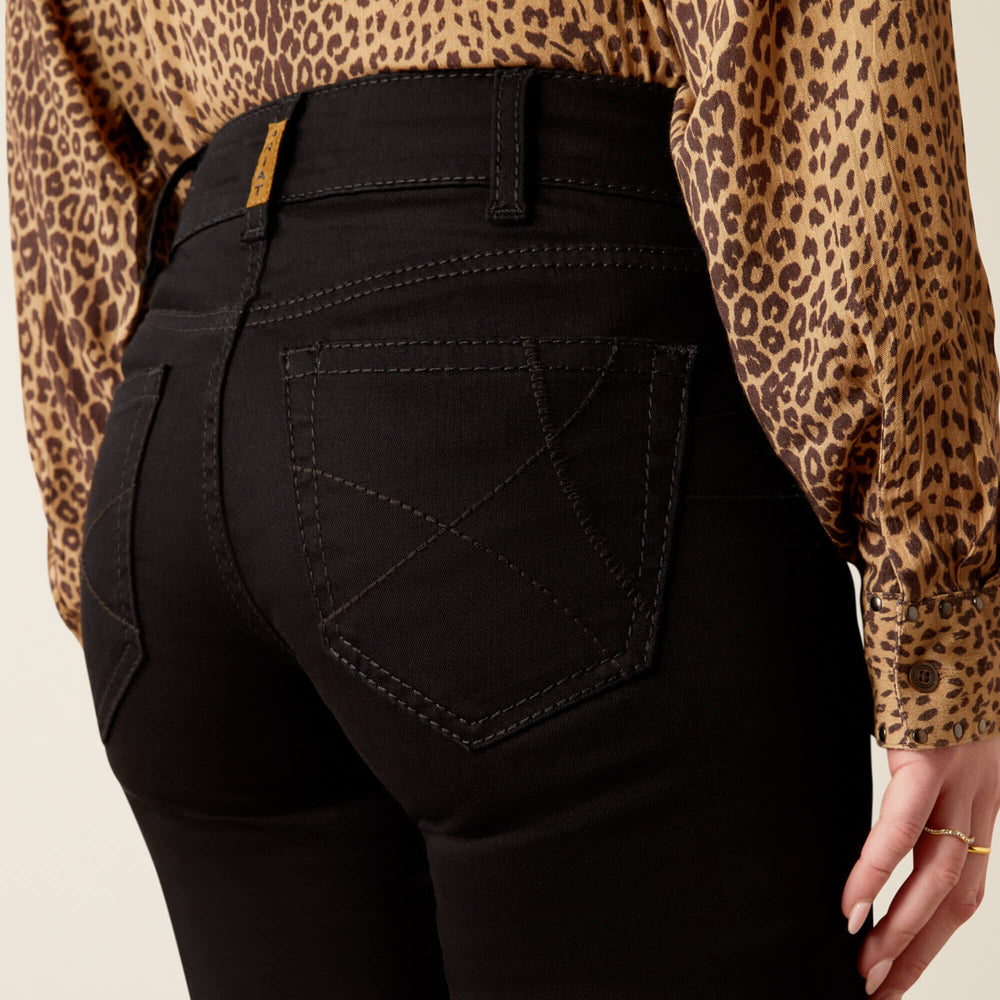 Perfect Rise Ella Boot Cut Jeans Women - BLACK