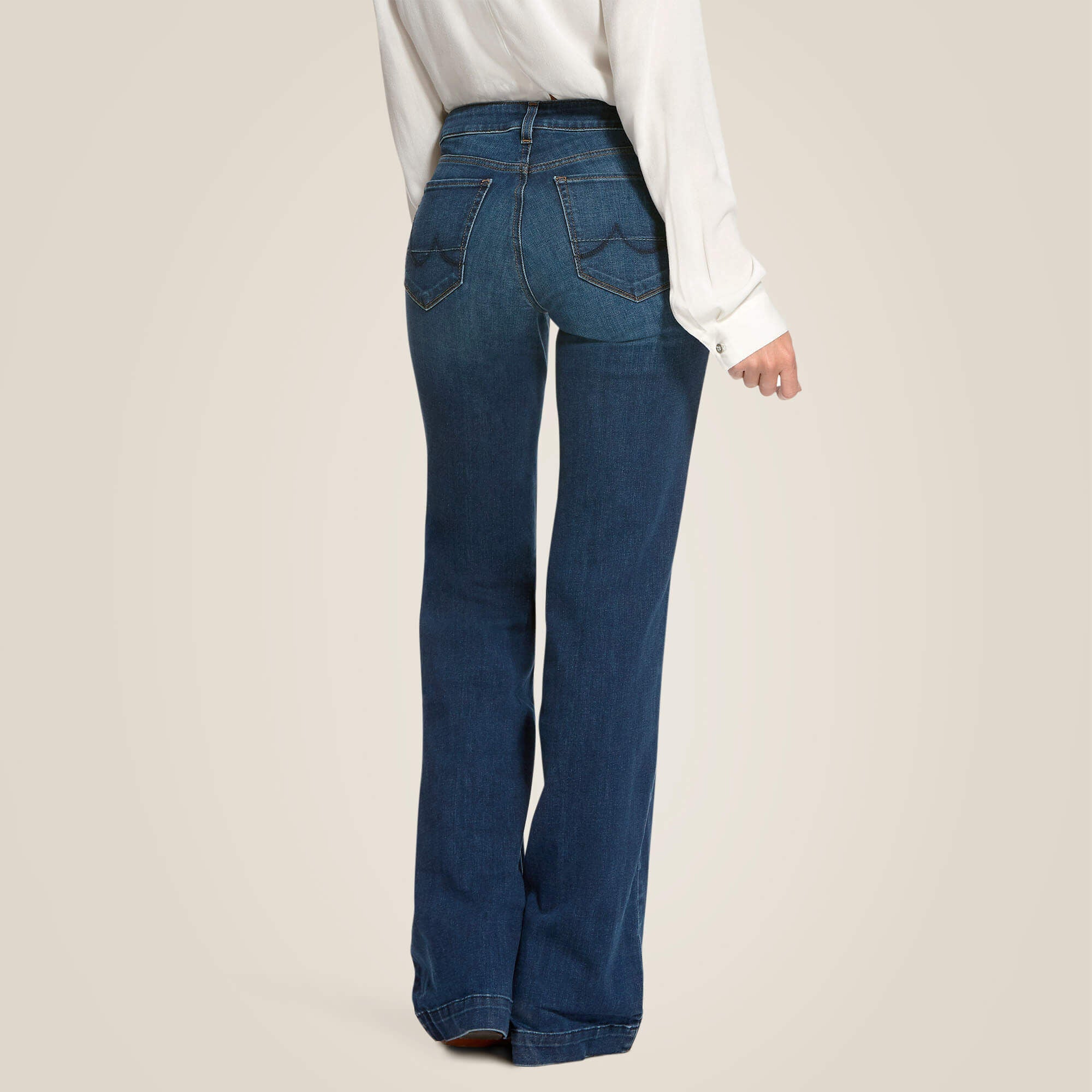 Trouser Mid Rise Stretch Kelsea Wide Leg Jean Women - JOANNA