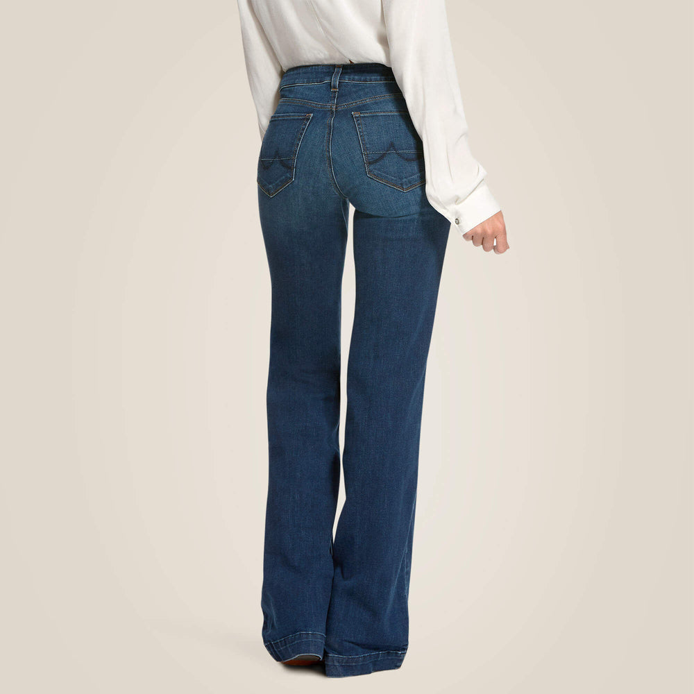Trouser Mid Rise Stretch Kelsea Wide Leg Jean Women - JOANNA