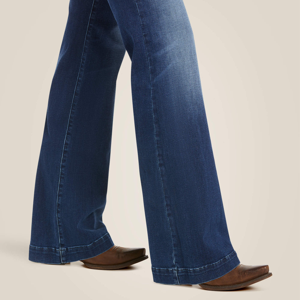 Trouser Mid Rise Stretch Kelsea Wide Leg Jean Women - JOANNA