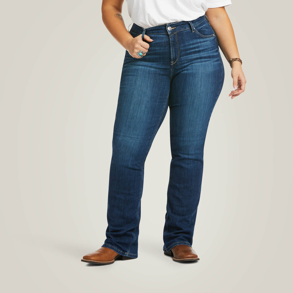 R.E.A.L. Perfect Rise Abby Straight Jean Women - MACKENZIE