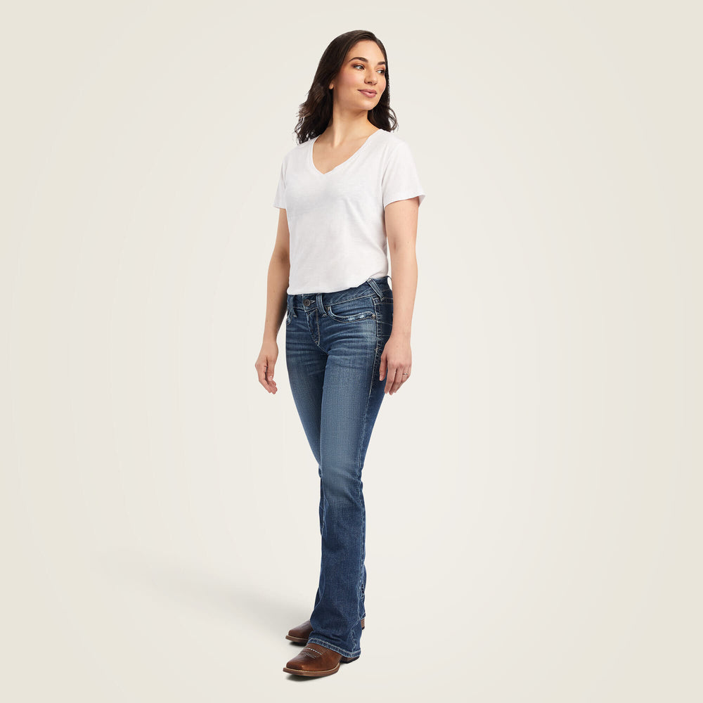 R.E.A.L. Mid Rise Raquel Boot Cut Jean Women - CANADIAN