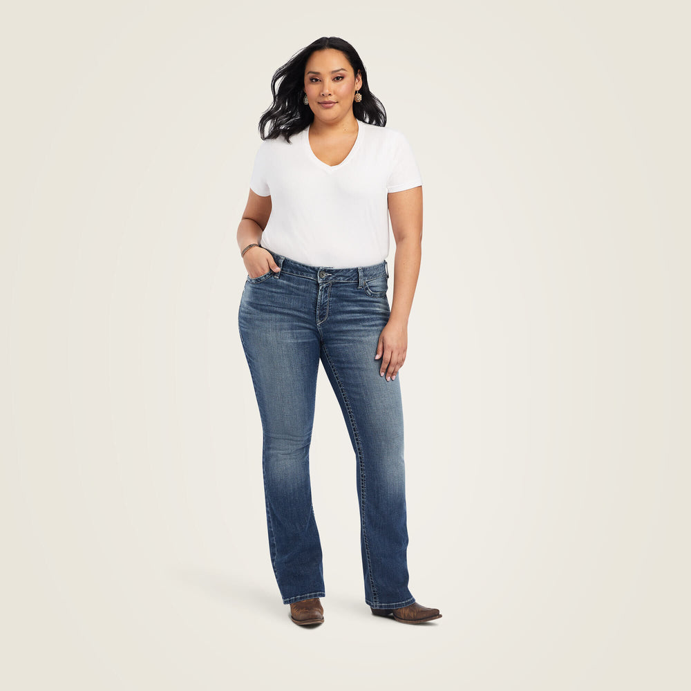 R.E.A.L. Mid Rise Raquel Boot Cut Jean Women - CANADIAN