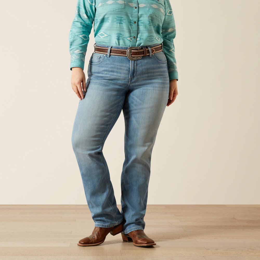 Mid Rise Alessia Straight Leg Jean Women - OKLAHOMA