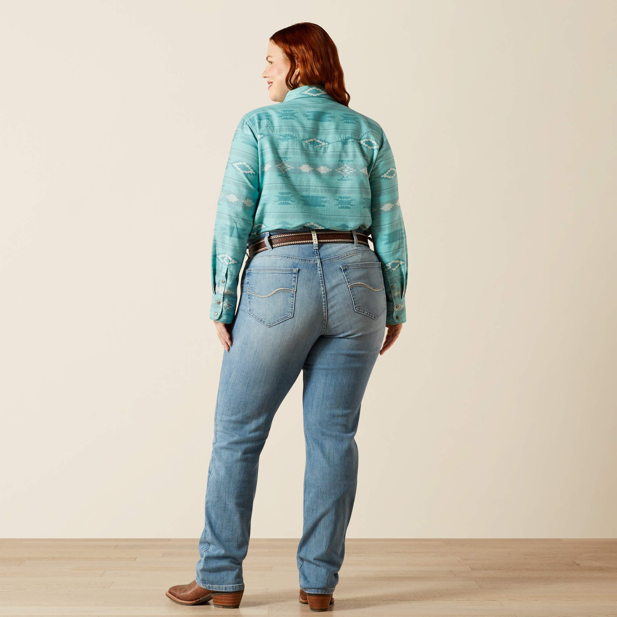 Mid Rise Alessia Straight Leg Jean Women - OKLAHOMA