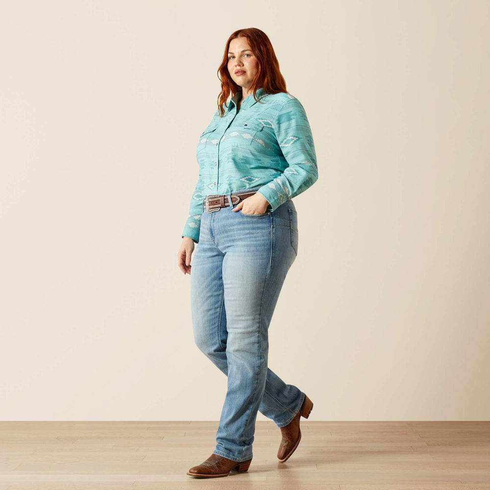 Mid Rise Alessia Straight Leg Jean Women - OKLAHOMA