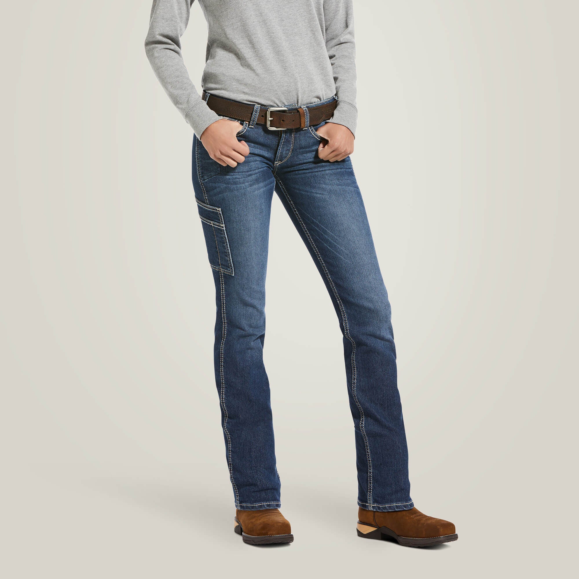 Rebar DuraStretch Riveter Straight Leg Jean Women - NIGHTRIDE