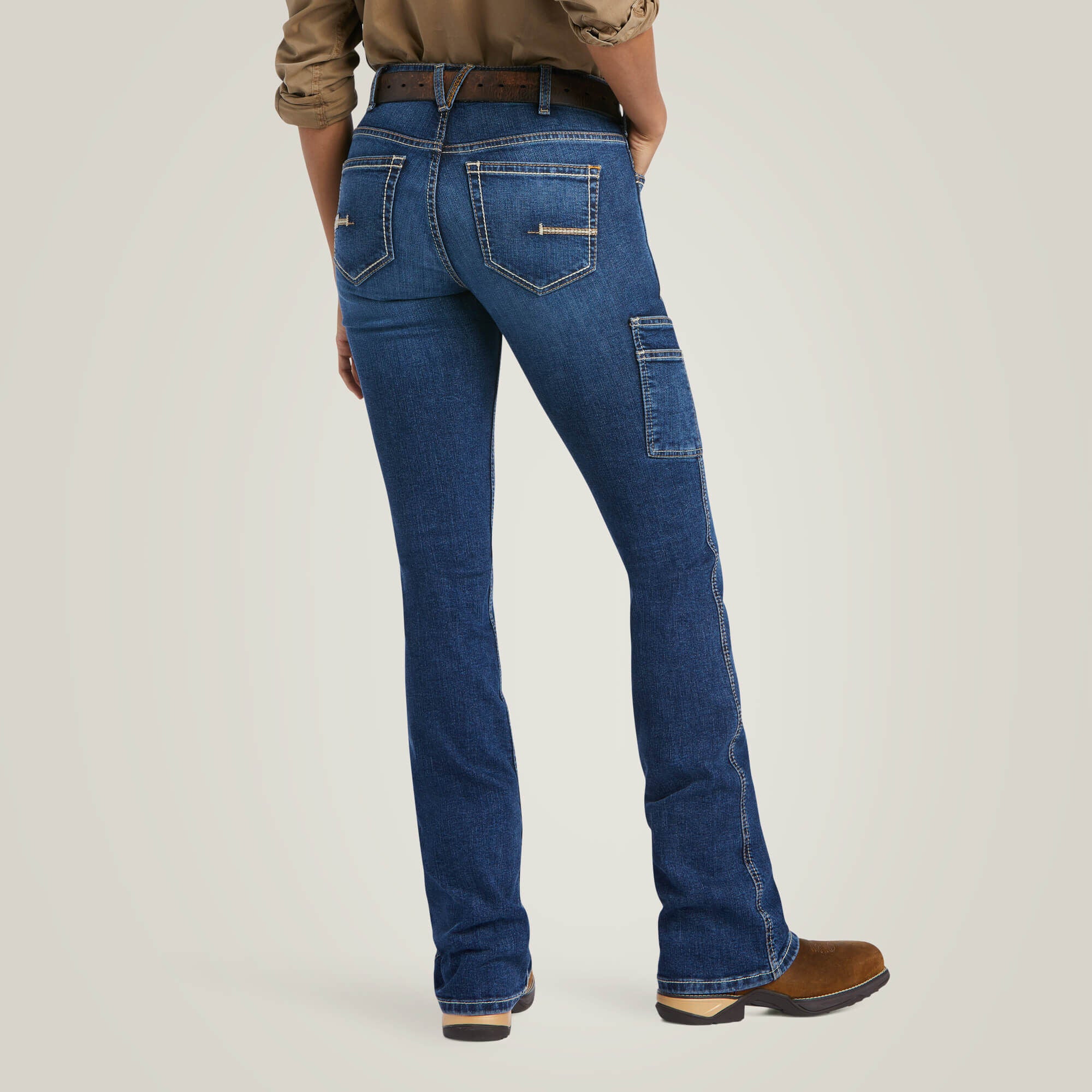Rebar Work Flex Perfect Rise Riveter Boot Cut Jean Women - PILAR