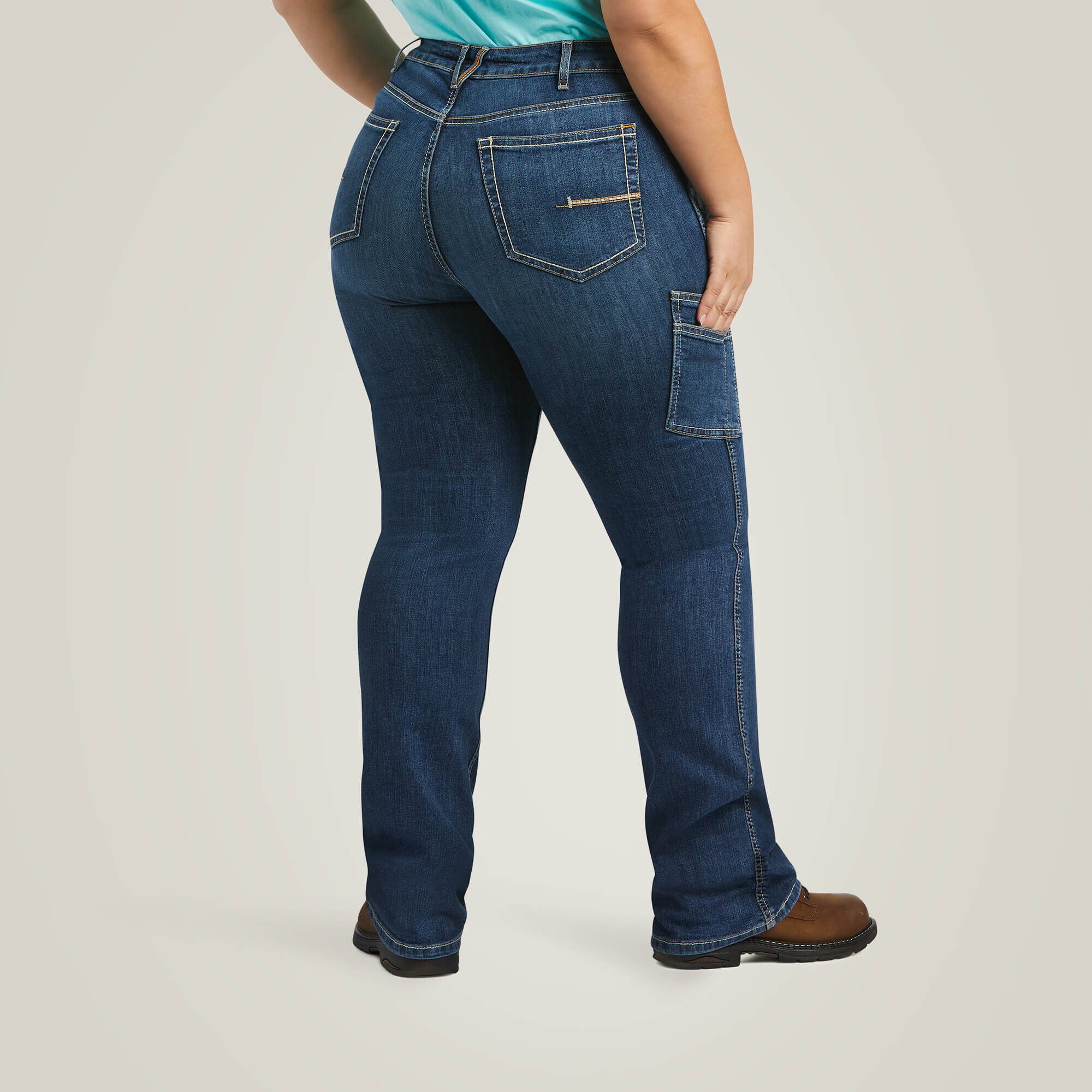 Rebar Work Flex Perfect Rise Riveter Boot Cut Jean Women - PILAR