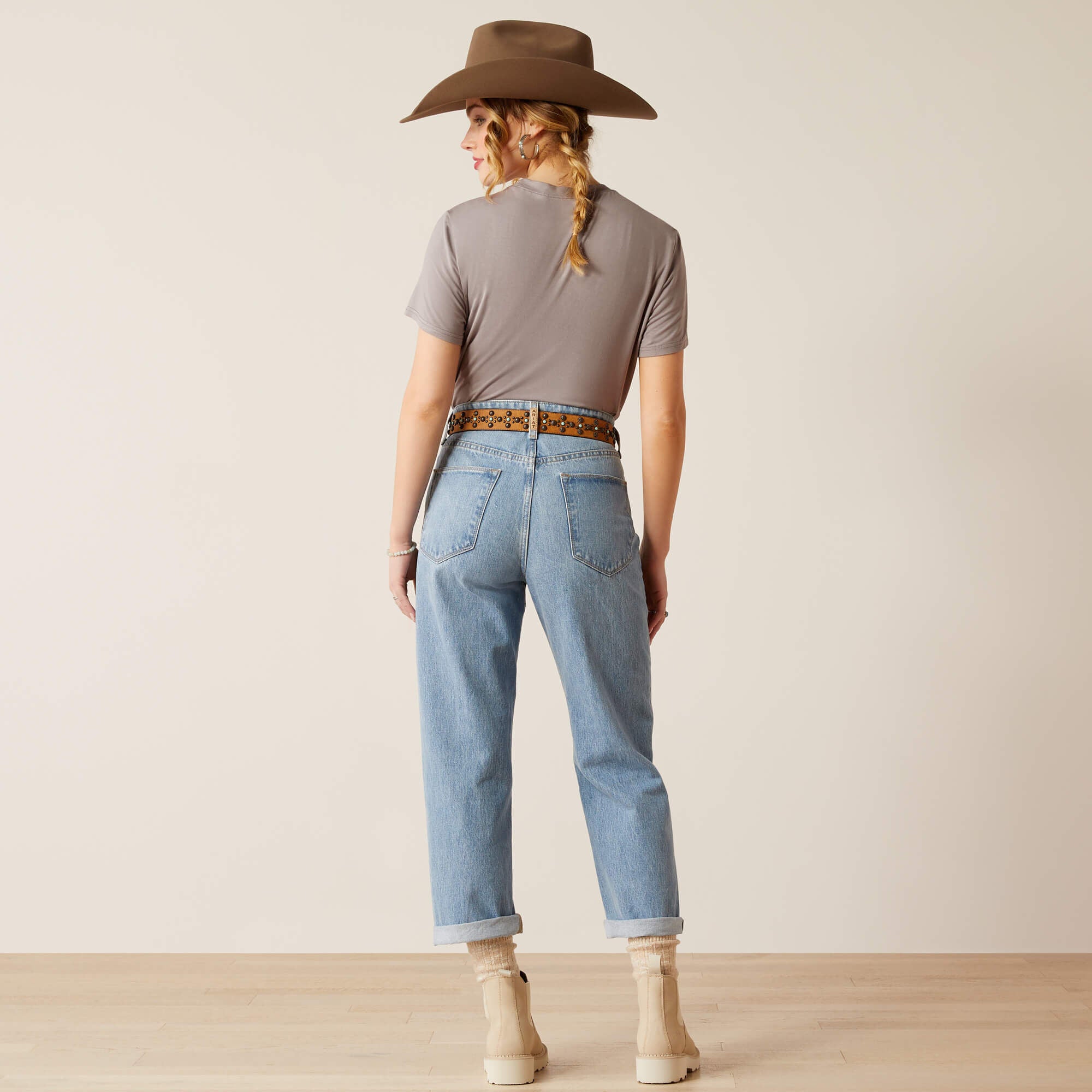 Ultra High Rise Tomboy Straight Leg Jeans Women - CONCORD