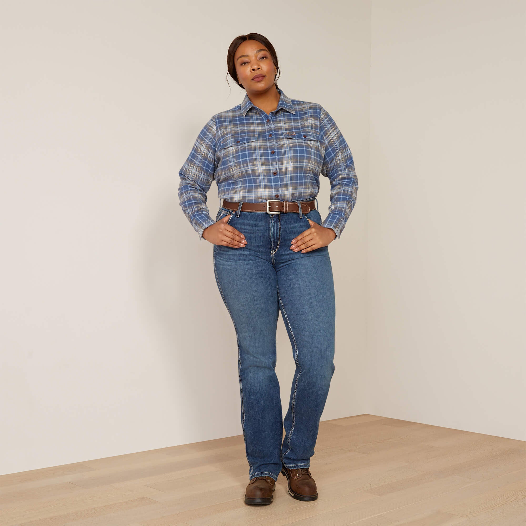Rebar High Rise Riveter Straight Jean Women - LA JOLLA