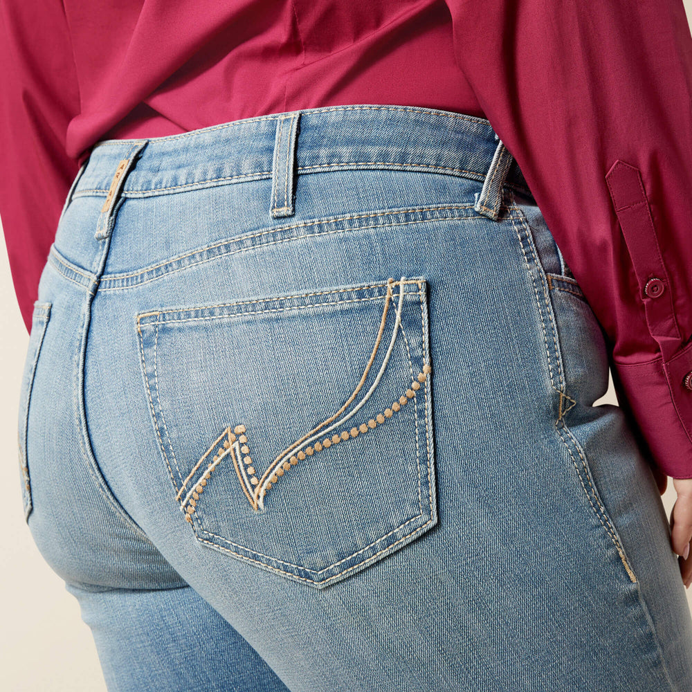 Mid Rise Giovana Leg Slim Trouser Jeans Women - PETALUMA