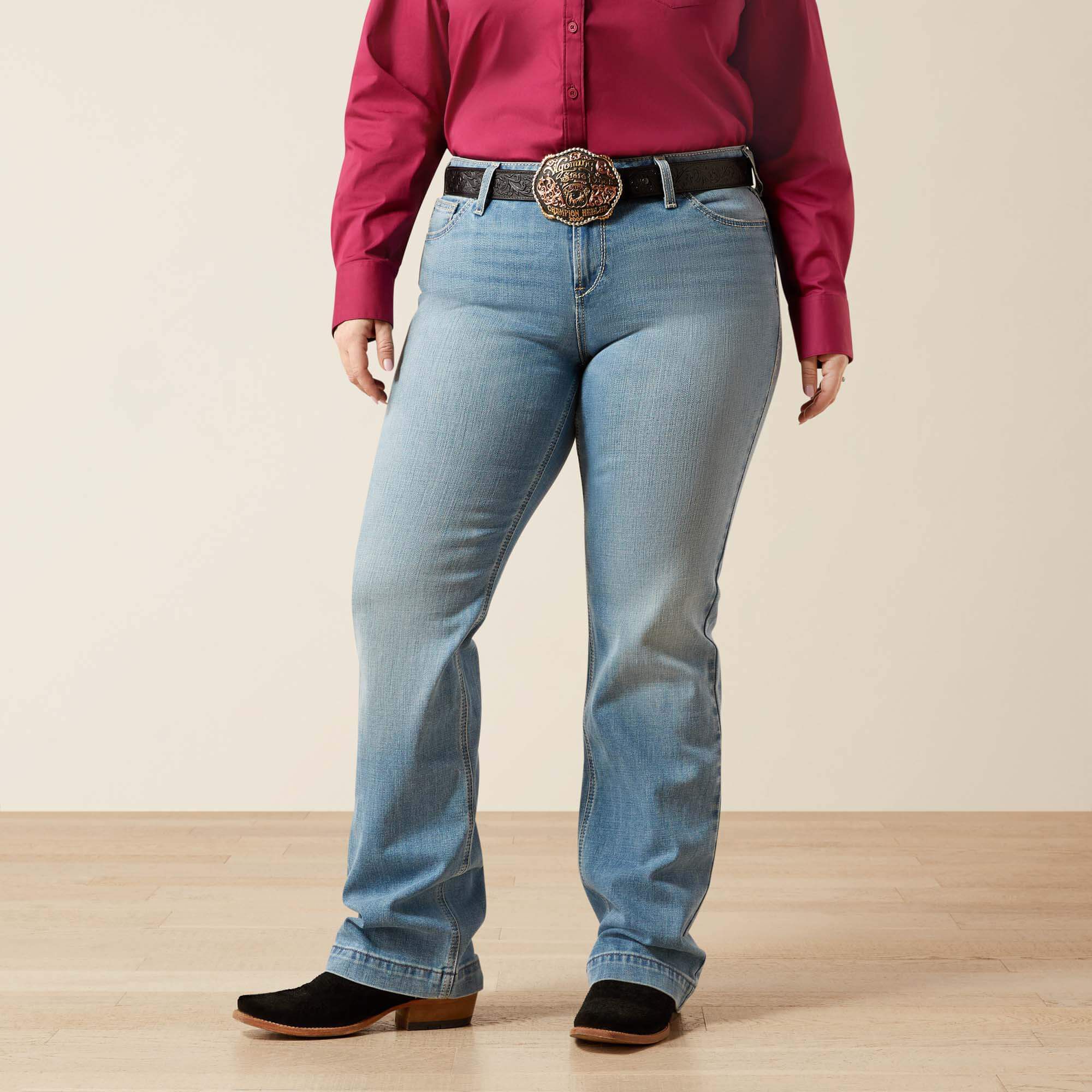 Mid Rise Giovana Leg Slim Trouser Jeans Women - PETALUMA