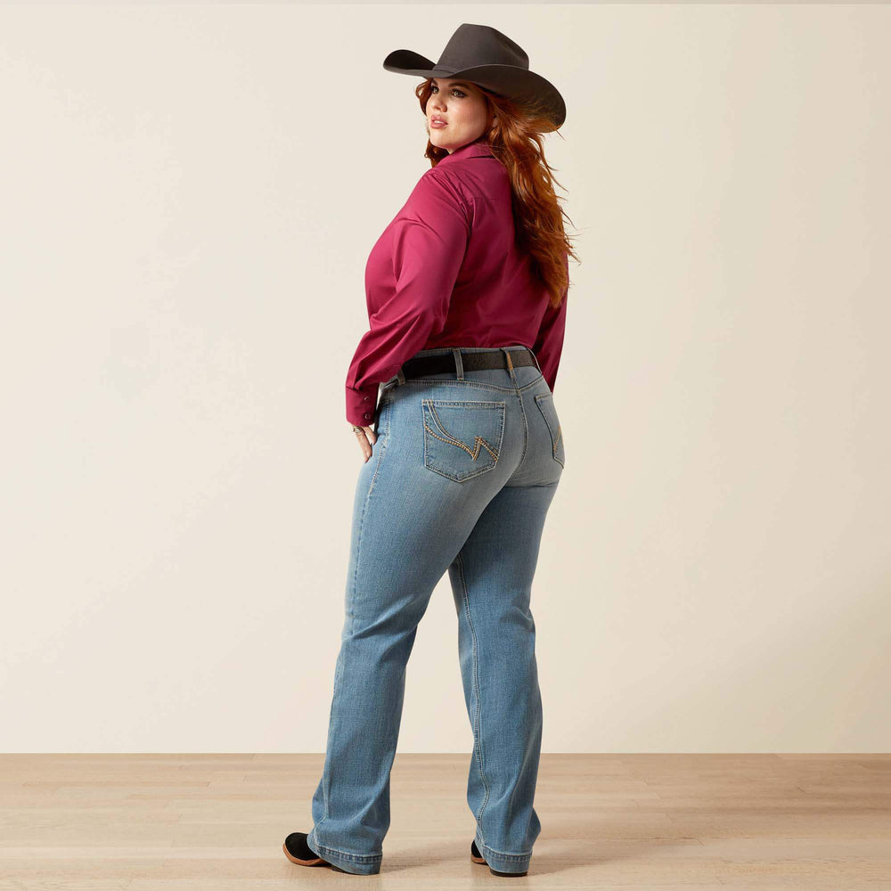 Mid Rise Giovana Leg Slim Trouser Jeans Women - PETALUMA