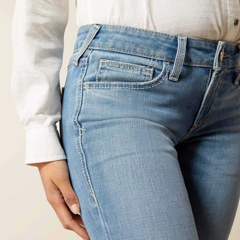Mid Rise Giovana Leg Slim Trouser Jeans Women - PETALUMA