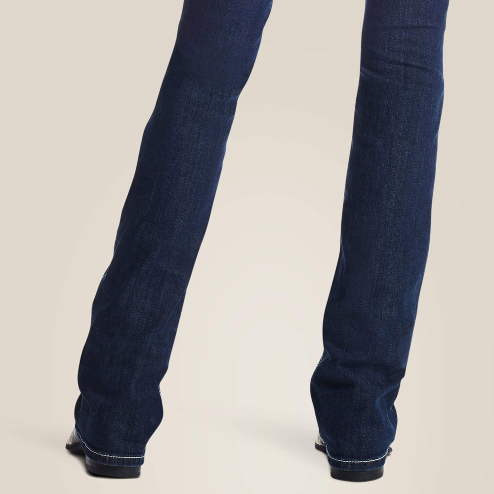 R.E.A.L. Low Rise Stretch Rosy Whipstitch Boot Cut Jean Women - LAKESHORE