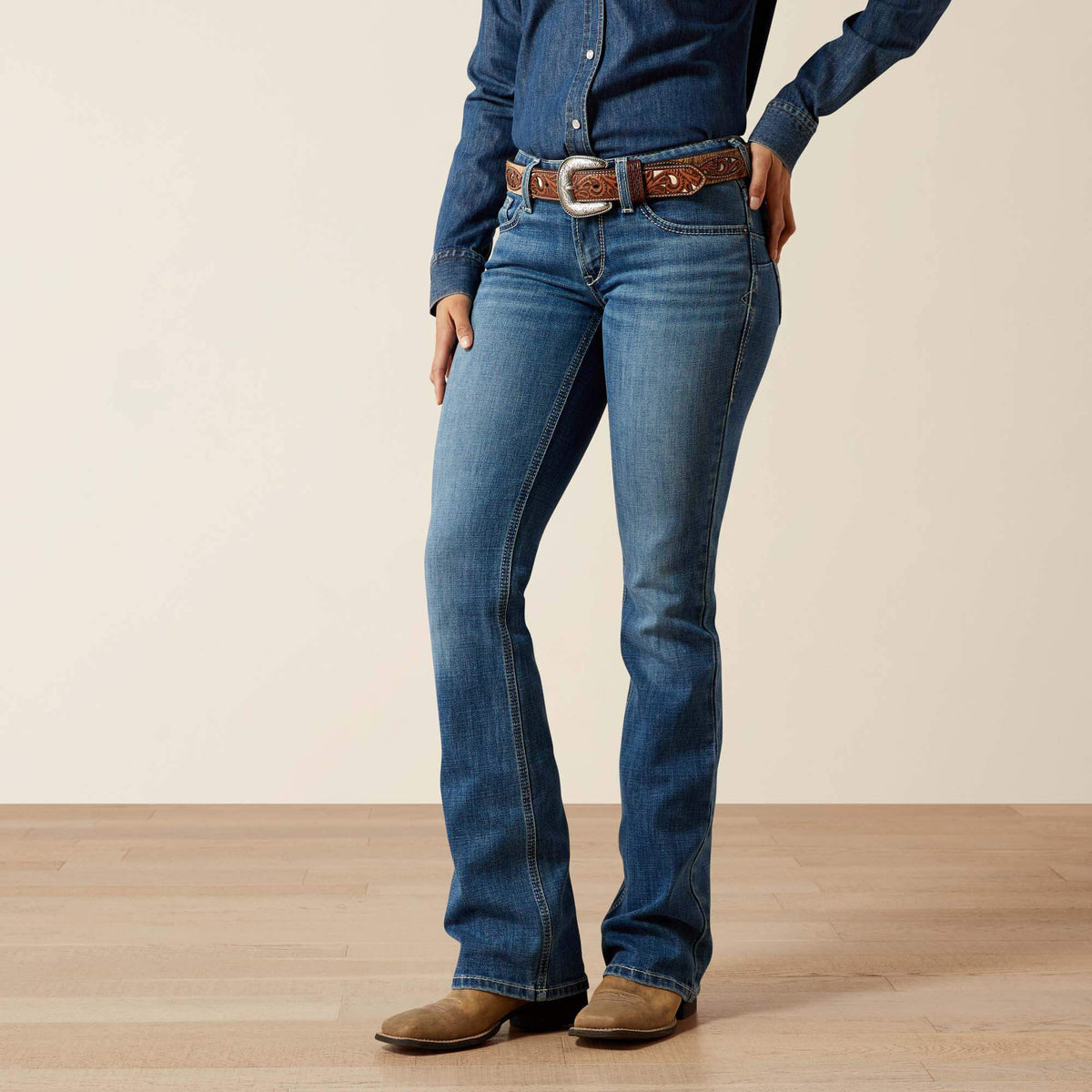 Mid Rise Aisha Boot Cut Jean Women - ITHICA