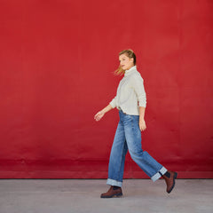 Ultra High Rise Tomboy Wide Jean Women - MOANA