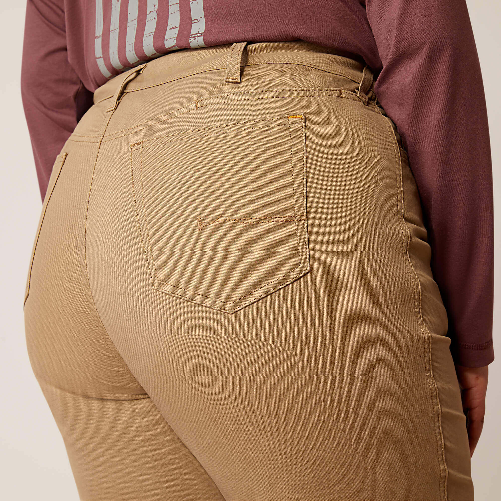 Rebar Perfect Rise Made Tough Straight Pant Women - FIELD KHAKI