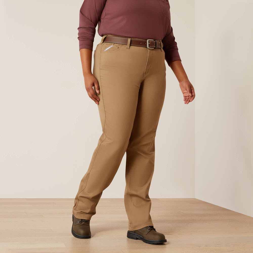Rebar Perfect Rise Made Tough Straight Pant Women - FIELD KHAKI
