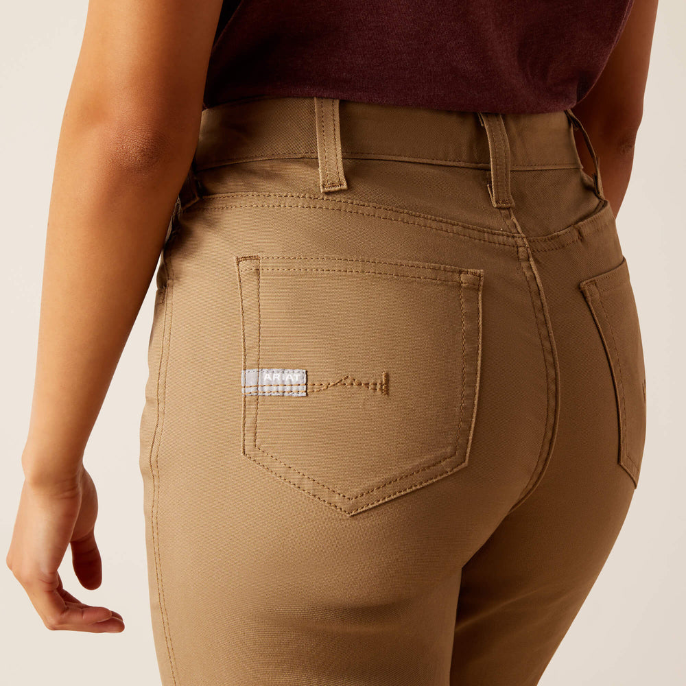 Rebar Perfect Rise Made Tough Straight Pant Women - FIELD KHAKI