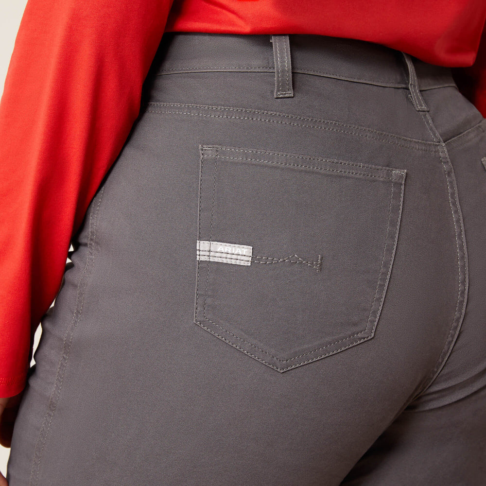 Rebar Perfect Rise Made Tough Straight Pant Women - REBAR GREY