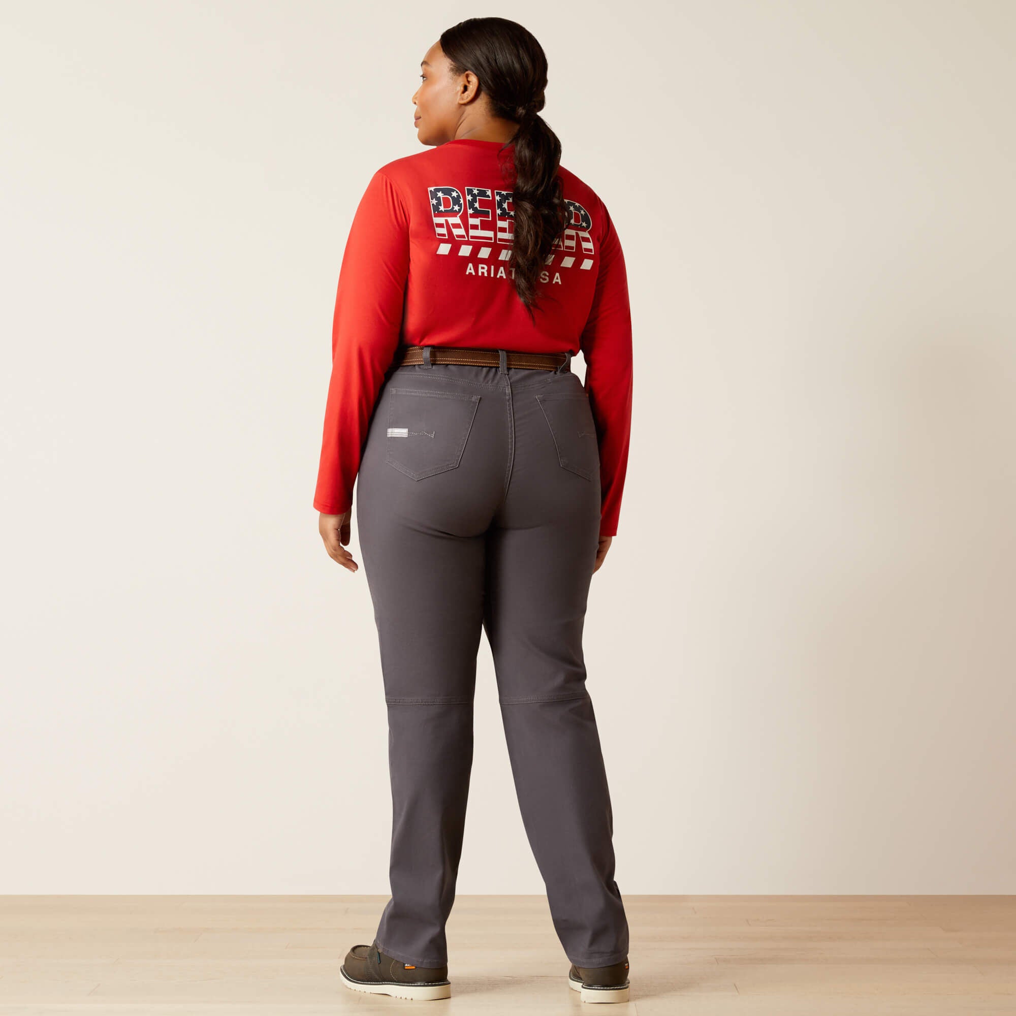 Rebar Perfect Rise Made Tough Straight Pant Women - REBAR GREY