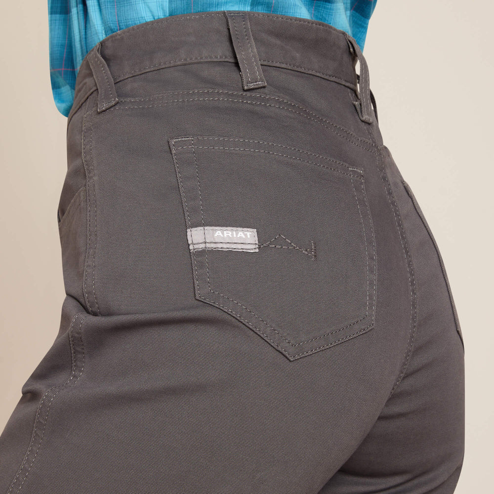 Rebar Perfect Rise Made Tough Straight Pant Women - REBAR GREY
