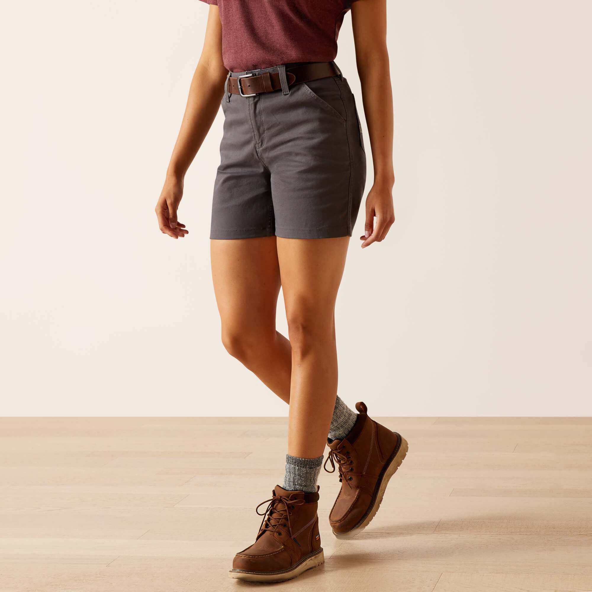 Rebar PR Made Tough 6" Short Women - REBAR GREY