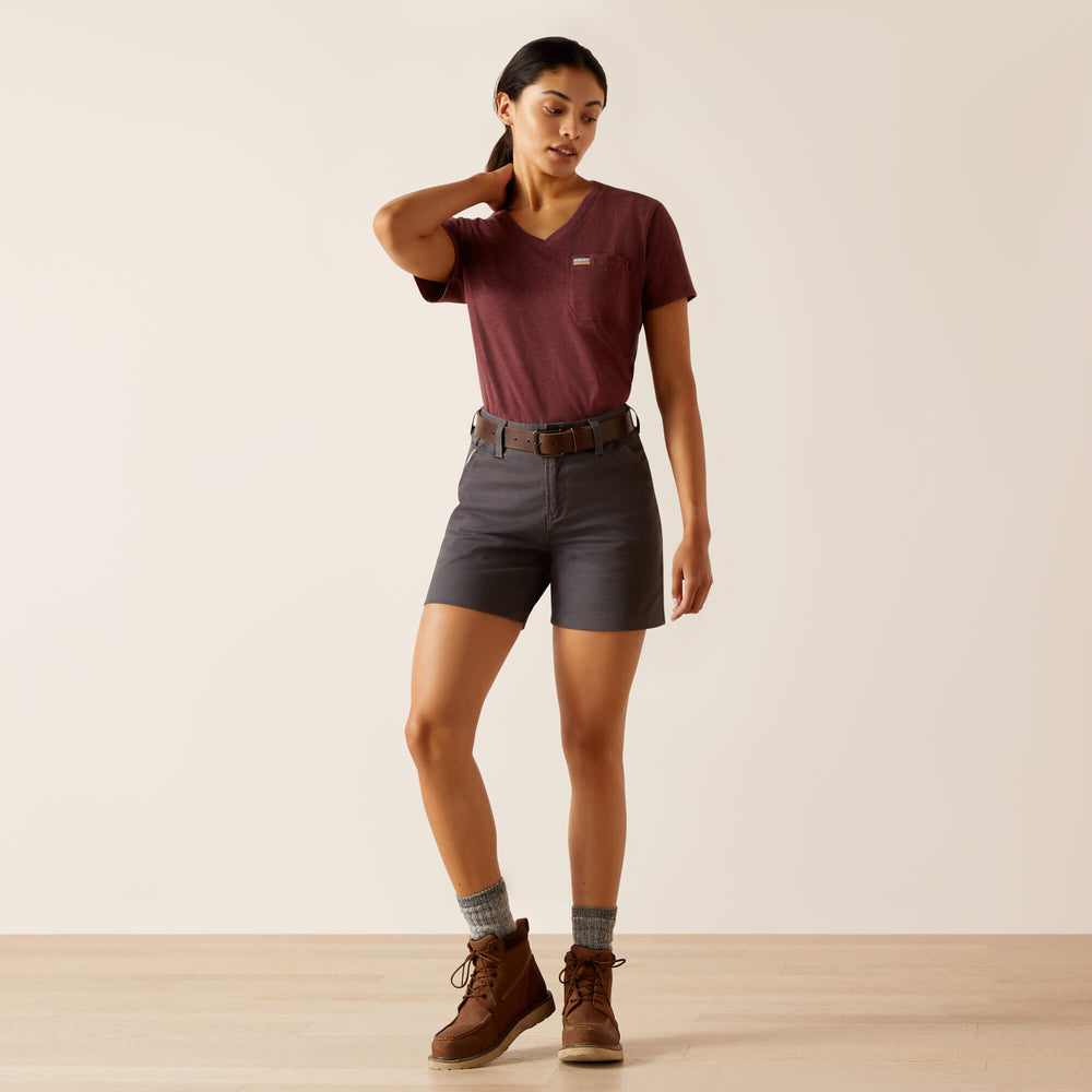Rebar PR Made Tough 6" Short Women - REBAR GREY