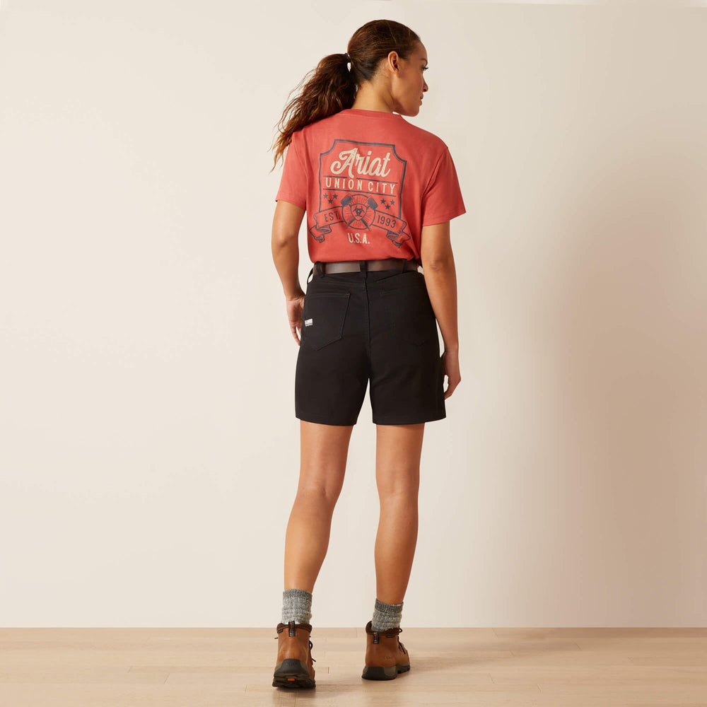 Rebar PR Made Tough 6" Short Women - BLACK