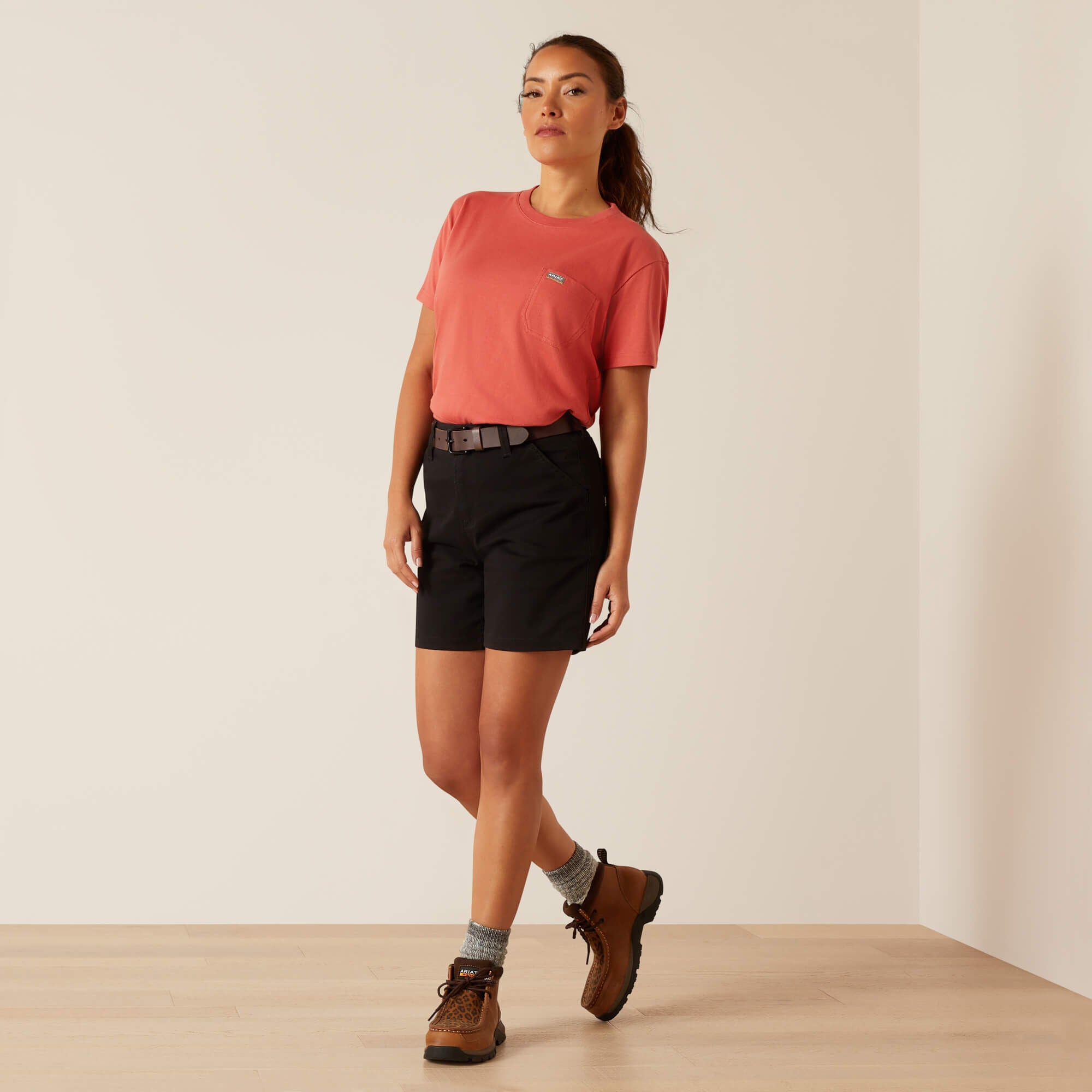 Rebar PR Made Tough 6" Short Women - BLACK