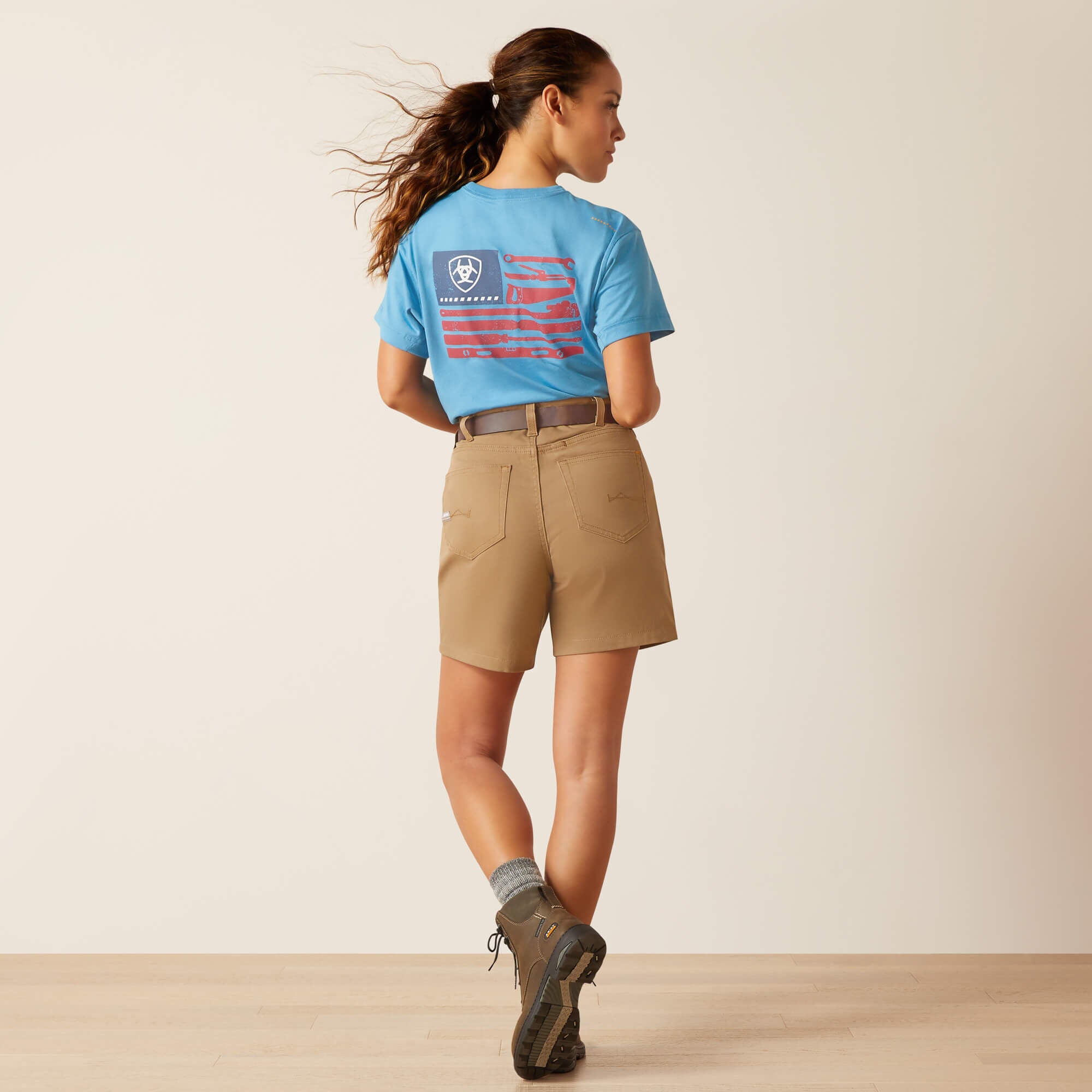Rebar PR Made Tough 6" Short Women - FIELD KHAKI