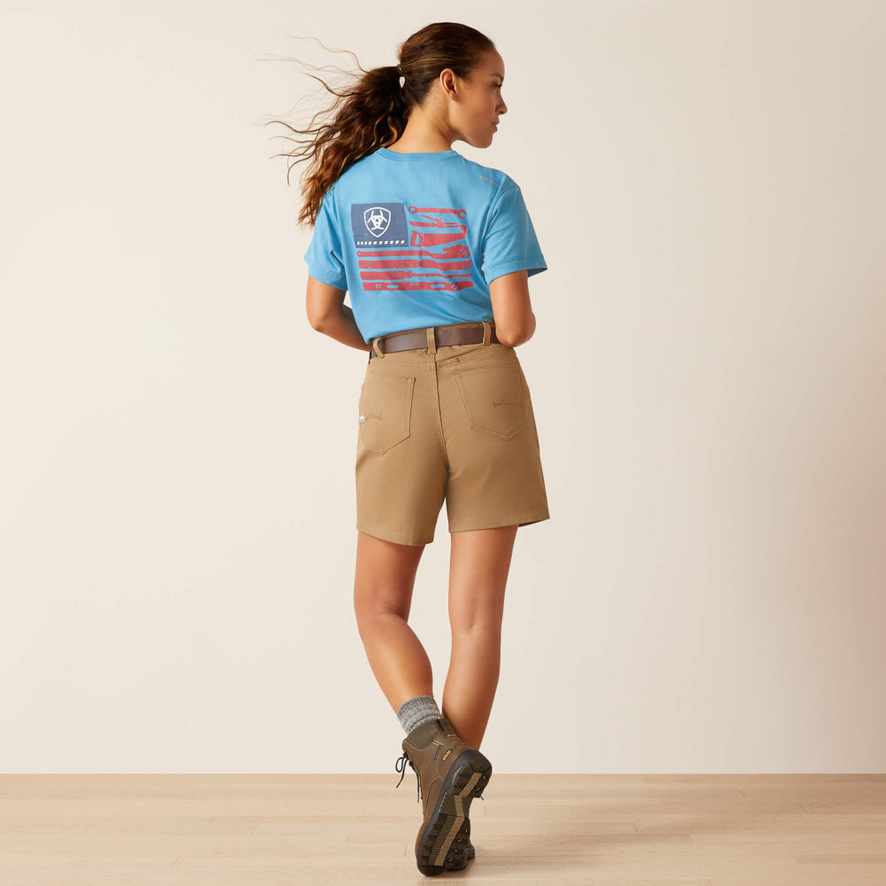 Rebar PR Made Tough 6" Short Women - FIELD KHAKI