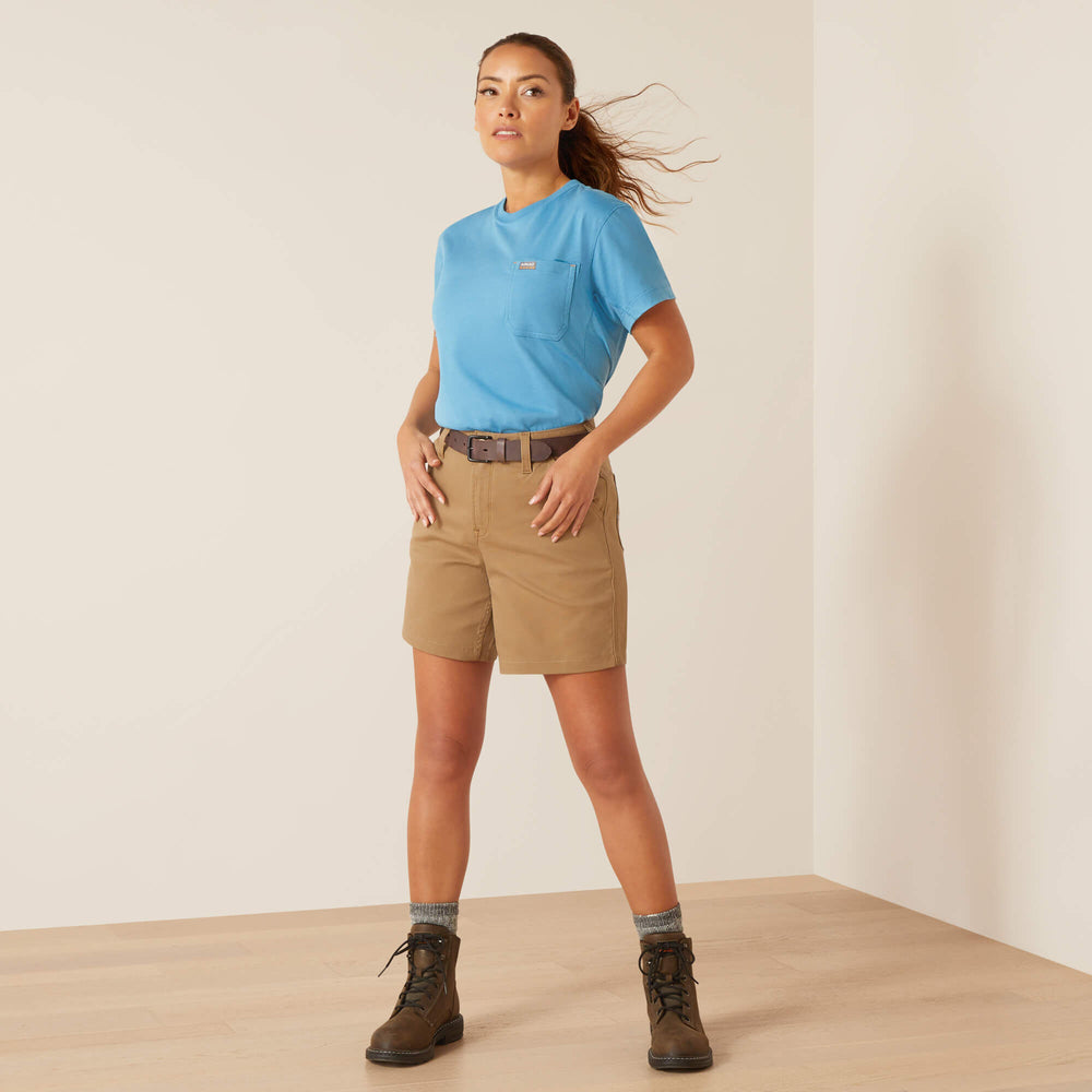 Rebar PR Made Tough 6" Short Women - FIELD KHAKI