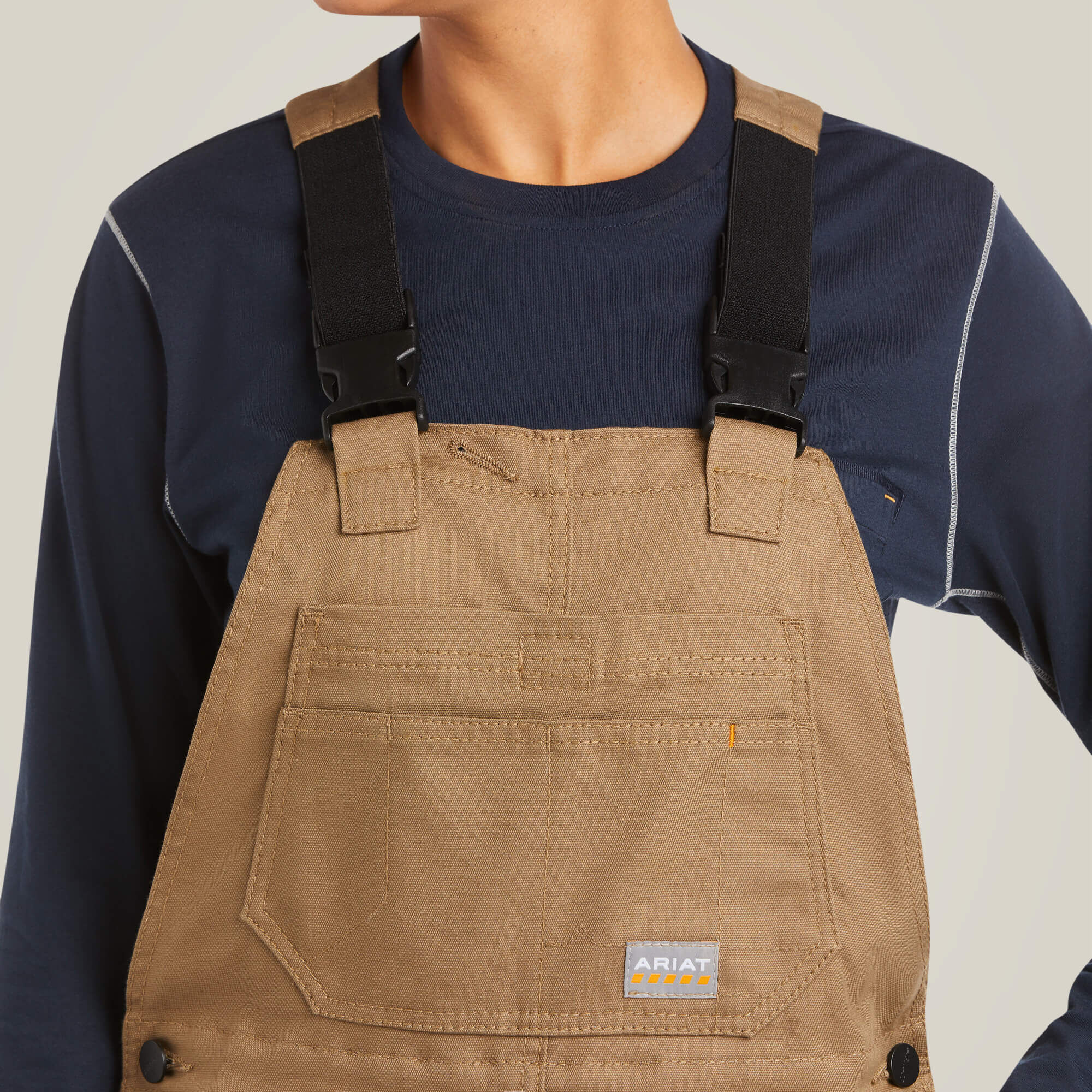 Rebar DuraCanvas Stretch Insulated Bib Women - FIELD KHAKI