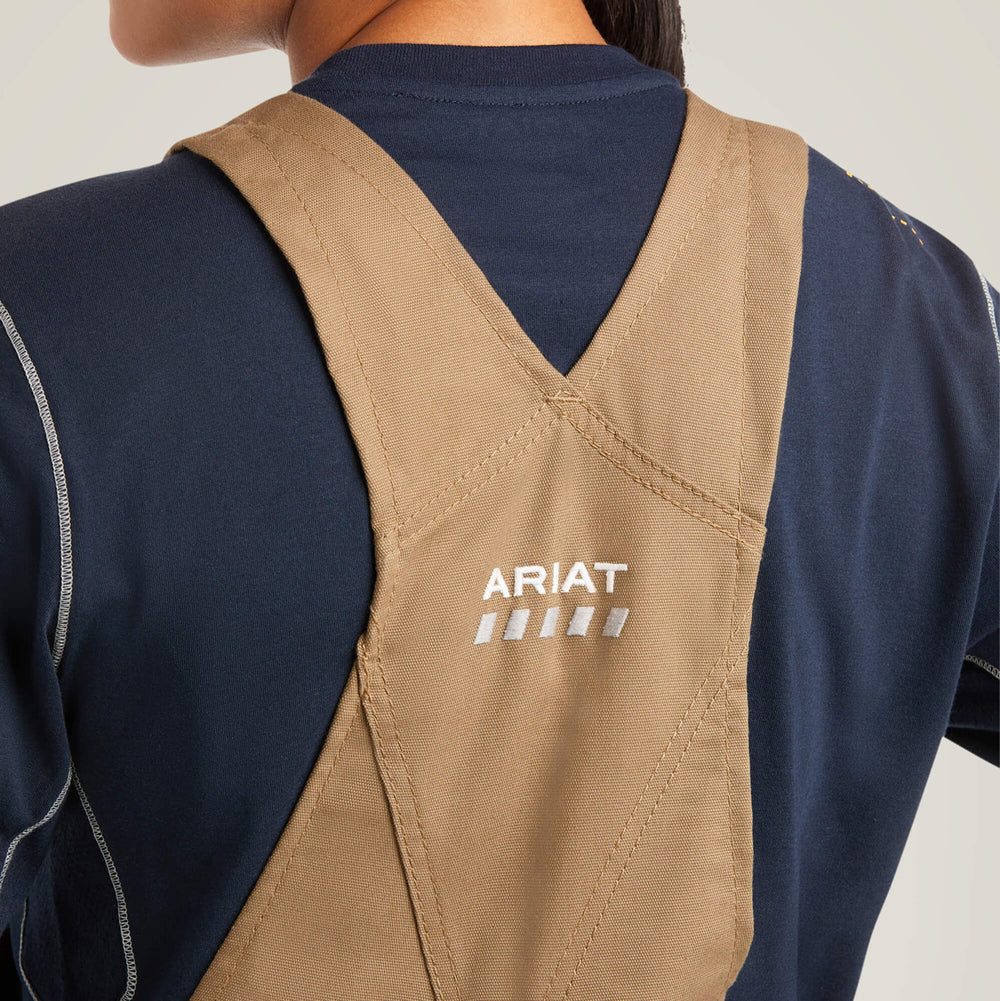 Rebar DuraCanvas Stretch Insulated Bib Women - FIELD KHAKI