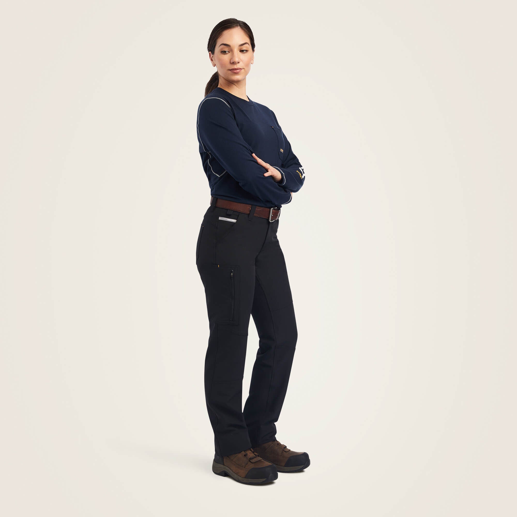 Rebar DuraStretch DriTEK Softshell Straight Pant Women - BLACK