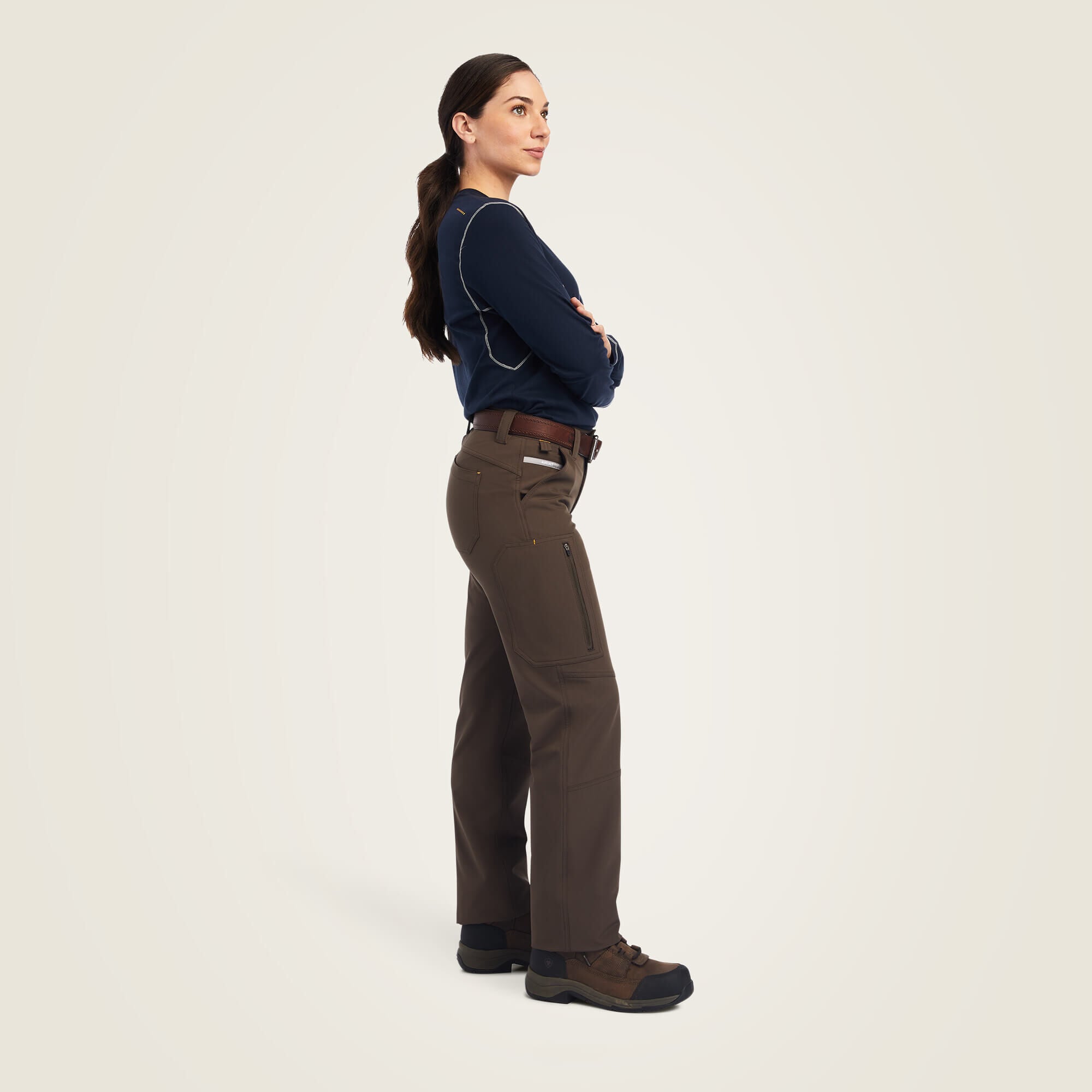 Rebar DuraStretch DriTEK Softshell Straight Pant Women - WREN