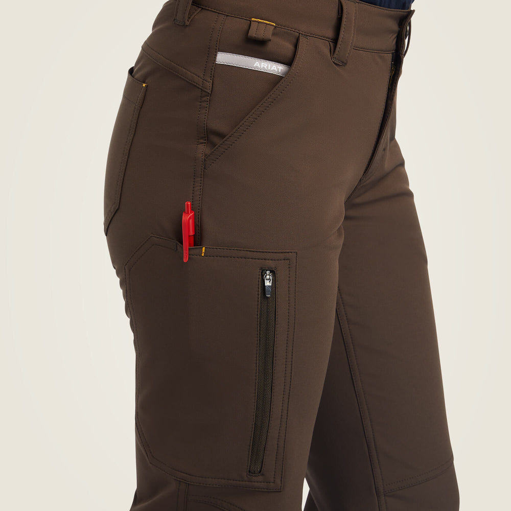 Rebar DuraStretch DriTEK Softshell Straight Pant Women - WREN