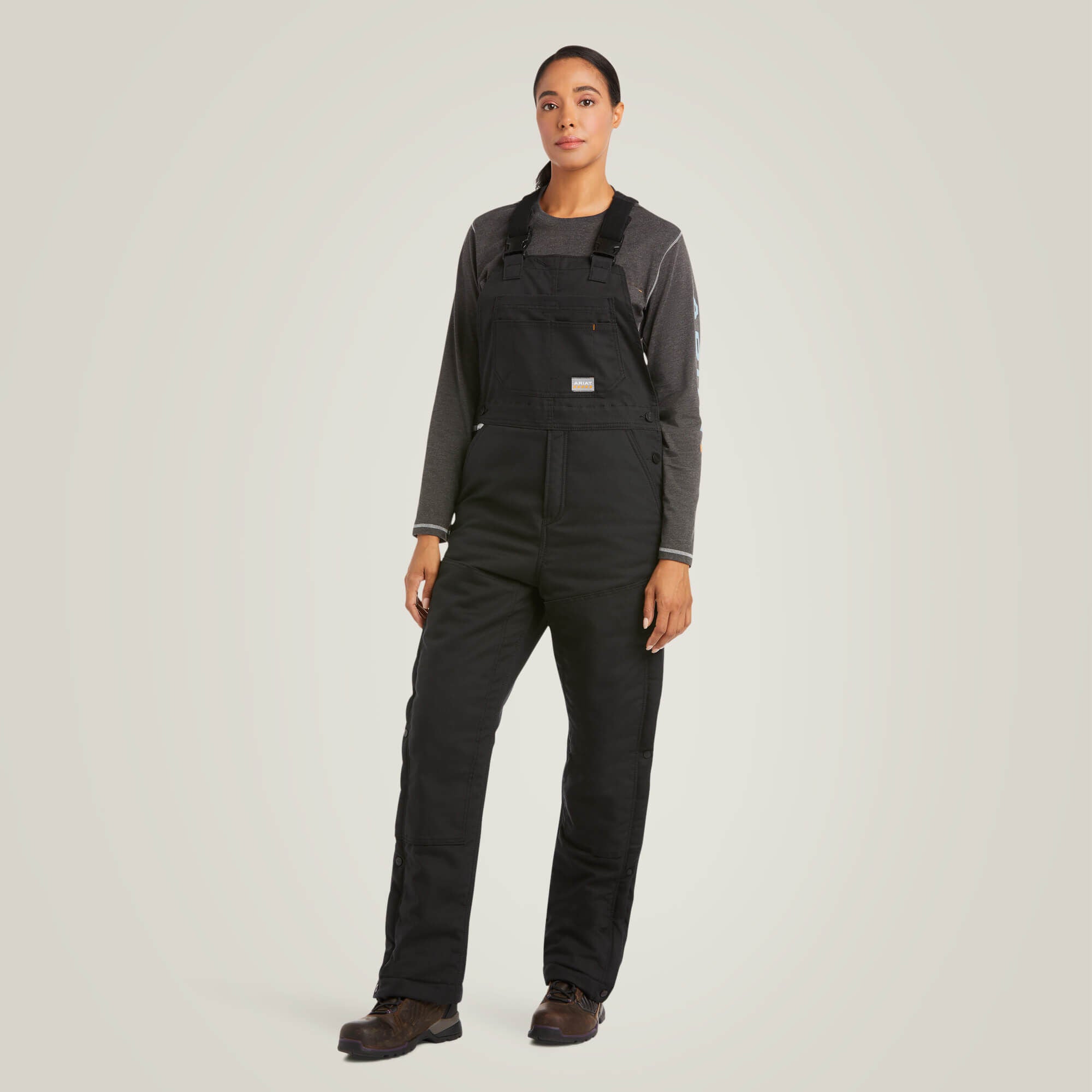 Rebar DuraCanvas Stretch Insulated Bib Women - BLACK