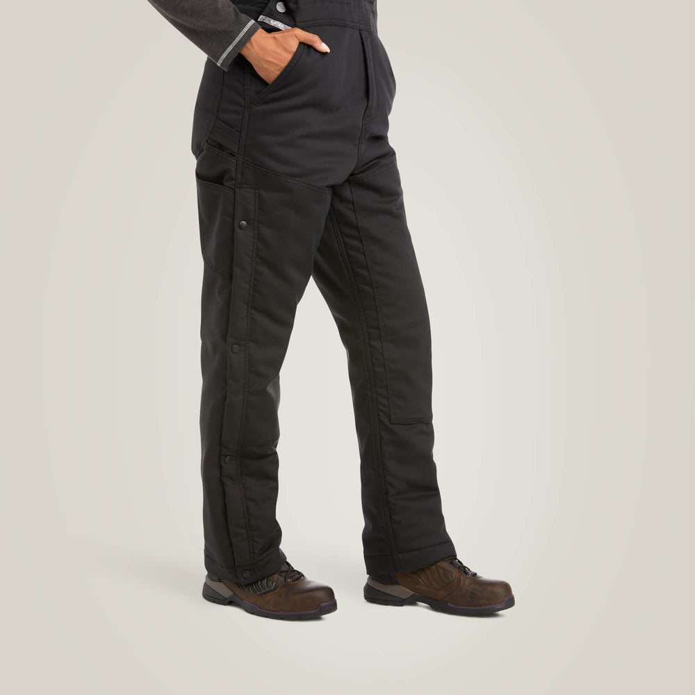 Rebar DuraCanvas Stretch Insulated Bib Women - BLACK