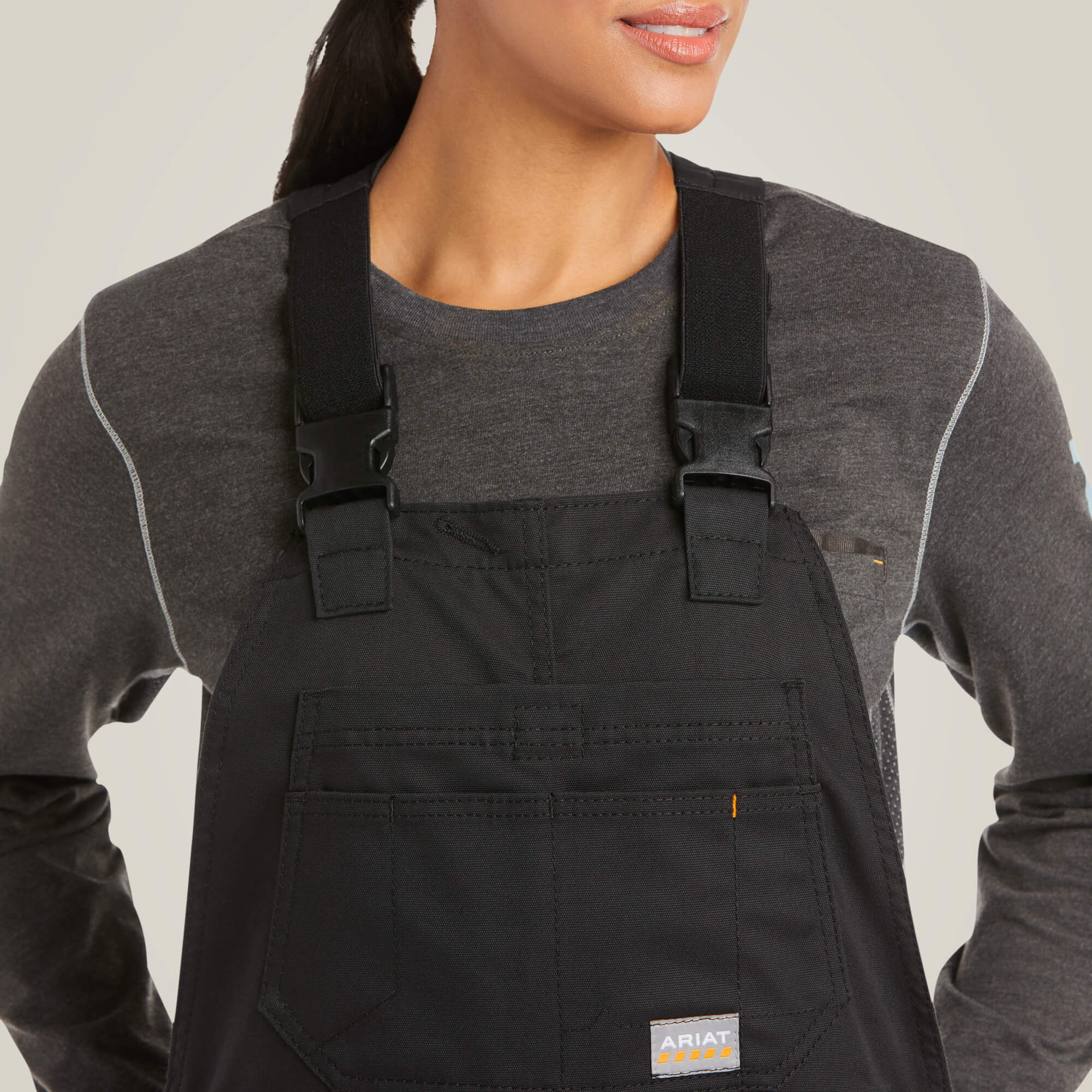 Rebar DuraCanvas Stretch Insulated Bib Women - BLACK