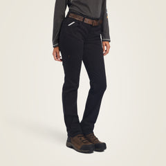 Rebar DuraStretch Made Tough Straight Leg Pant Women - BLACK